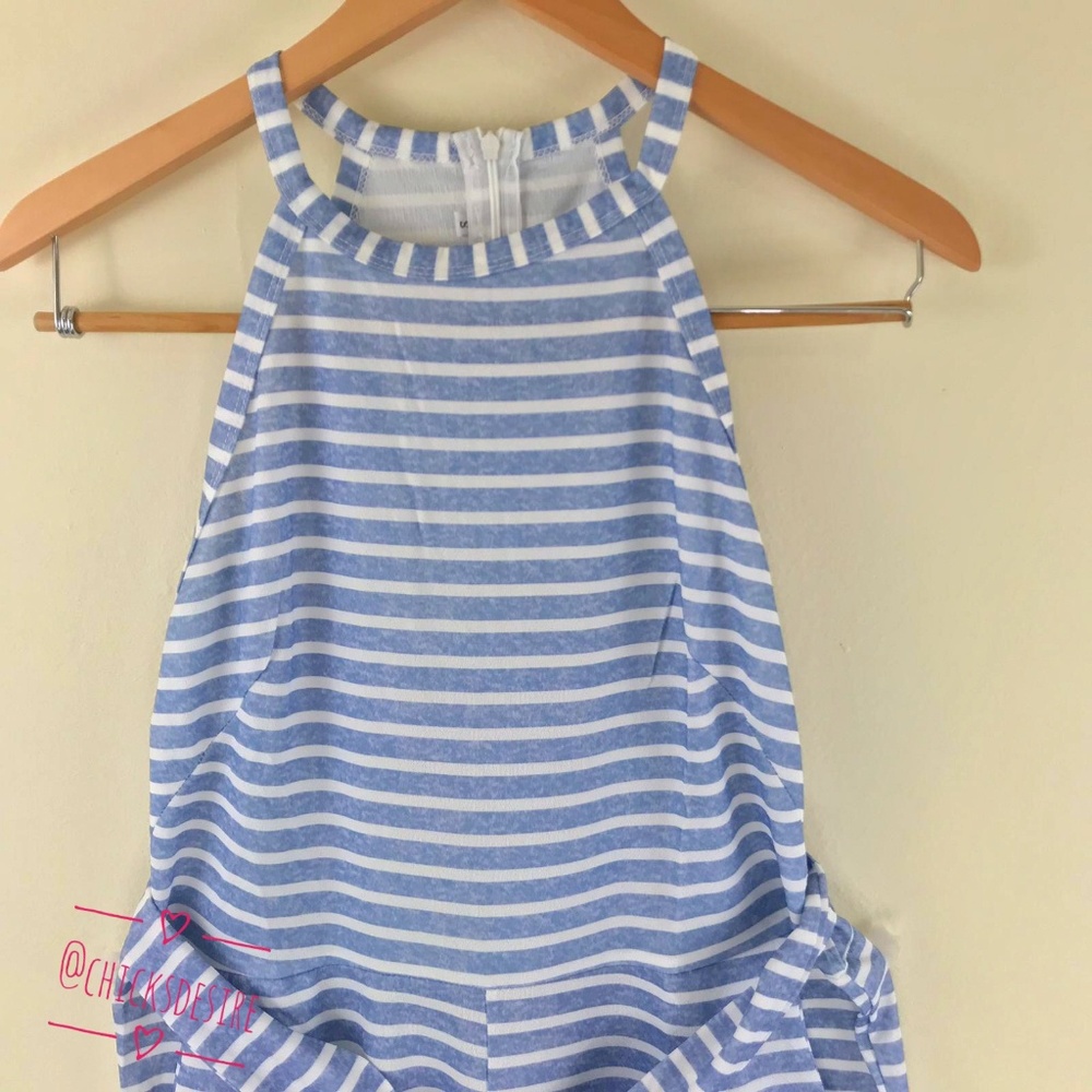 Tulum's Garden - Soho Sleeveless Striped Jumpsuit - Picture 4 of 7